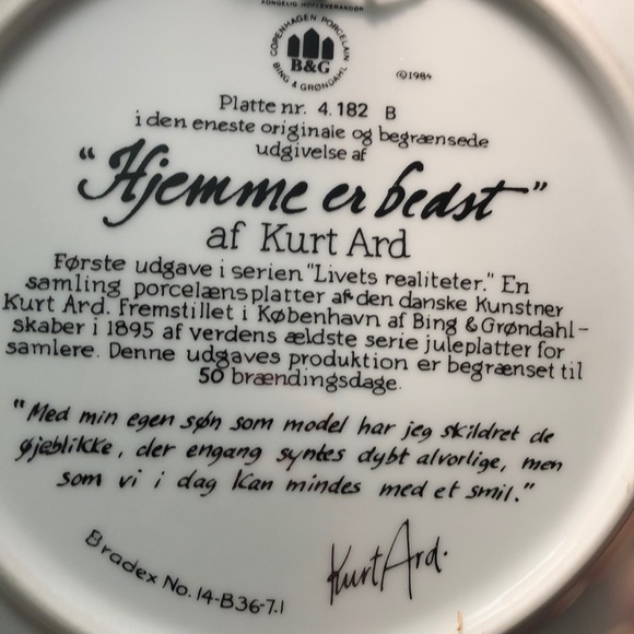 a dog and a boy Vintage Collectible by Kurt Ard - Picture 2 of 4